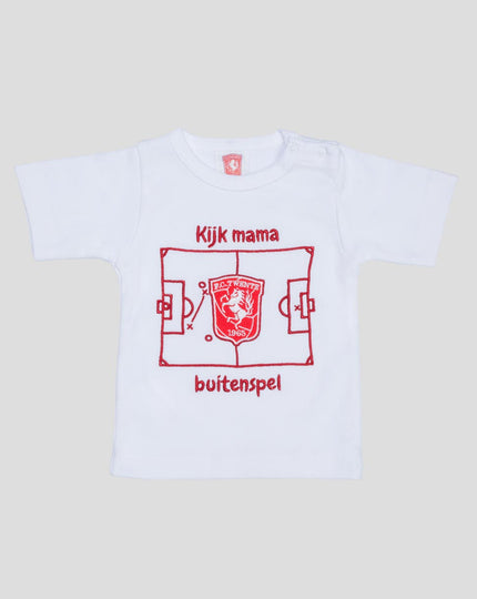 FC Twente T-shirt 'Kijk Mama Buitenspel' - Baby