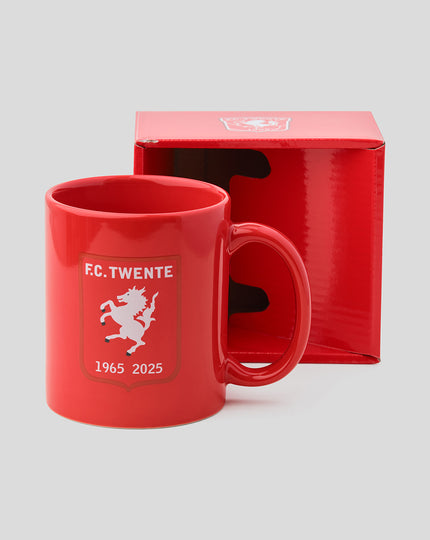 FC Twente Jubileum Mok Clubwapen - Rood