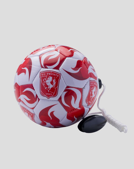 Techniek Bal aan touw Flame, rood/wit