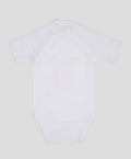 Back view of white FC Twente romper with short sleeves and ribbed neckline