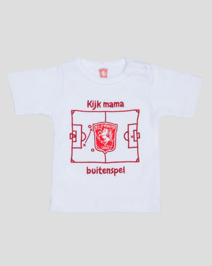 FC Twente T-shirt 'Kijk Mama Buitenspel' - Baby