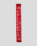 Red FC Twente Mijn Club scarf featuring the club crest and white lettering along the length