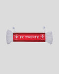 FC Twente mini scarf with white fringe ends and crest on each side