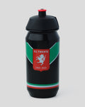 FC Twente 500 ml water bottle with black body green shield crest and red anniversary badge