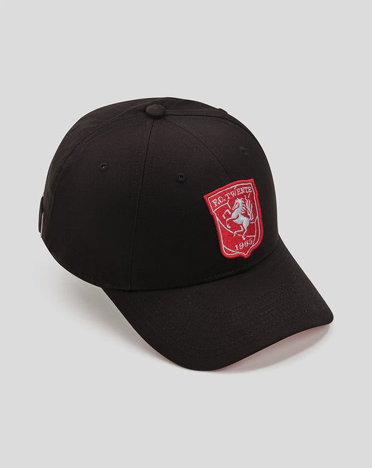 Black FC Twente cap with red crest embroidered on the front.