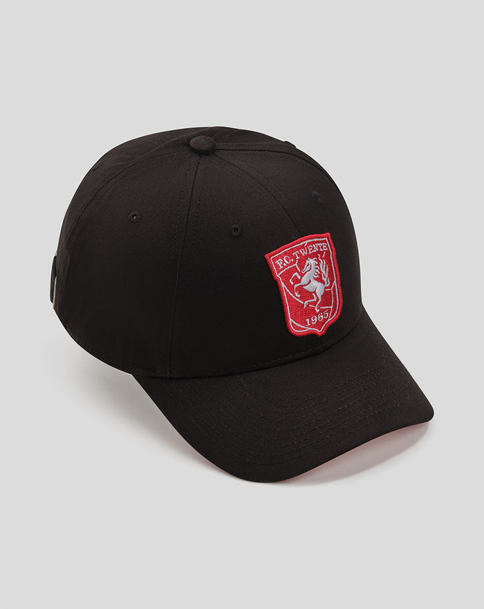 Black FC Twente cap with red crest embroidered on the front.