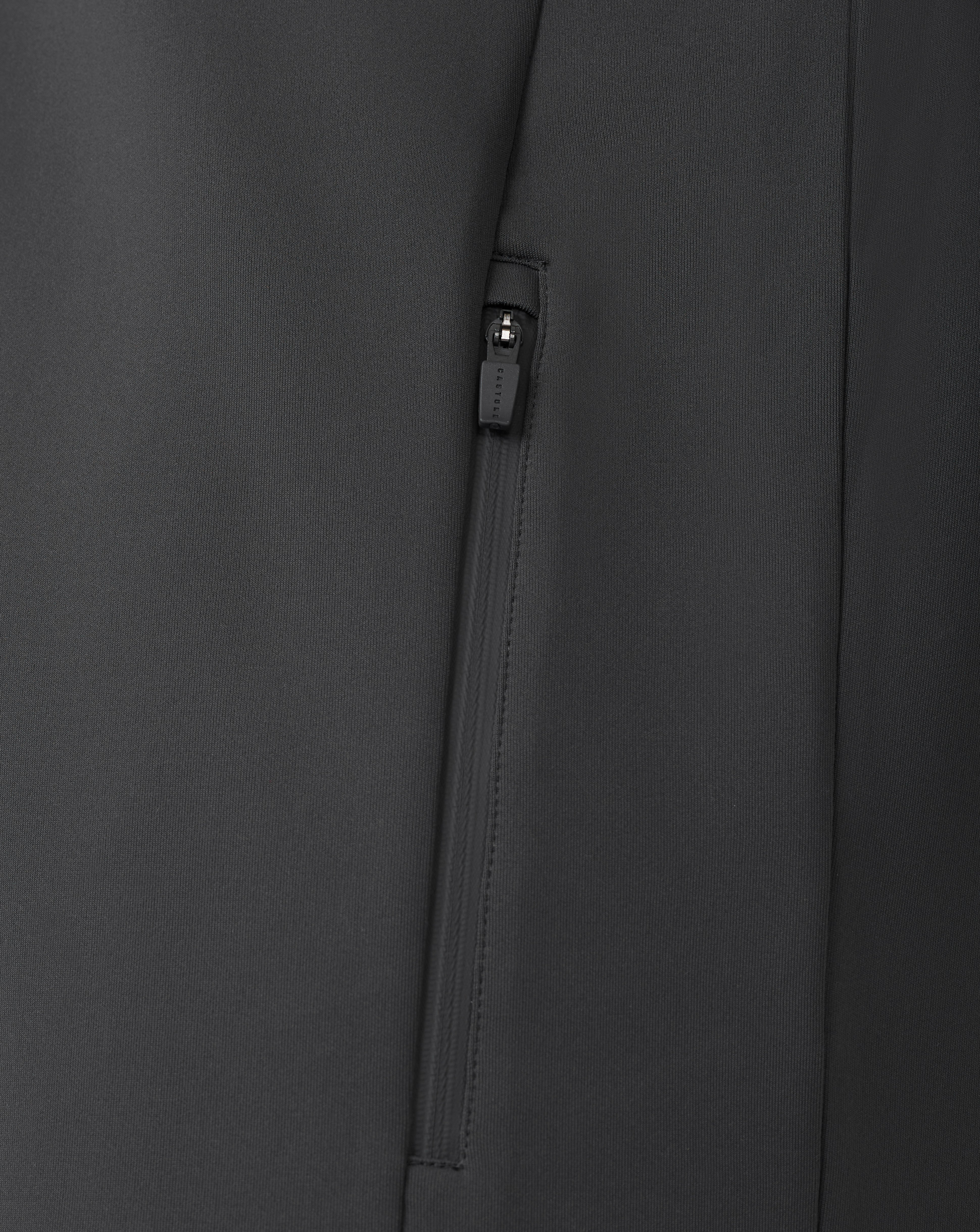 Heren Flex Lange Mouwen Kwartrits Sweatshirt - Gunmetal