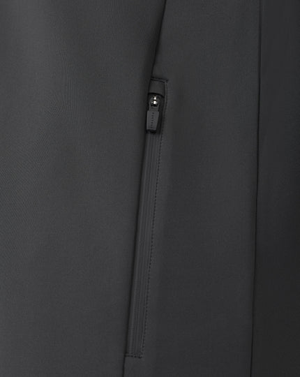 Heren Flex Lange Mouwen Kwartrits Sweatshirt - Gunmetal