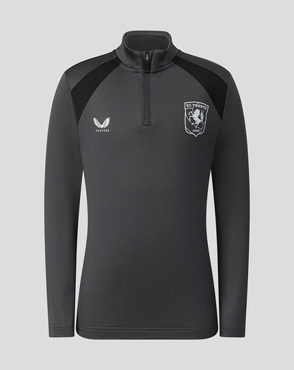 FC Twente Training 26/27 Coaches Midlayer Top - Junior - Gunmetal