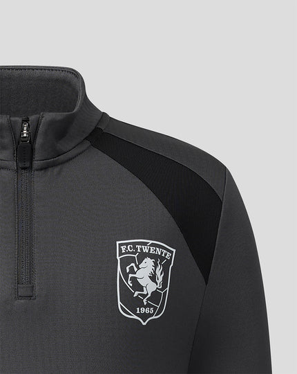 FC Twente Training 26/27 Coaches Midlayer Top - Junior - Gunmetal