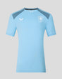 Light blue FC Twente training shirt for men with crest on chest and contrasting shoulder panels.