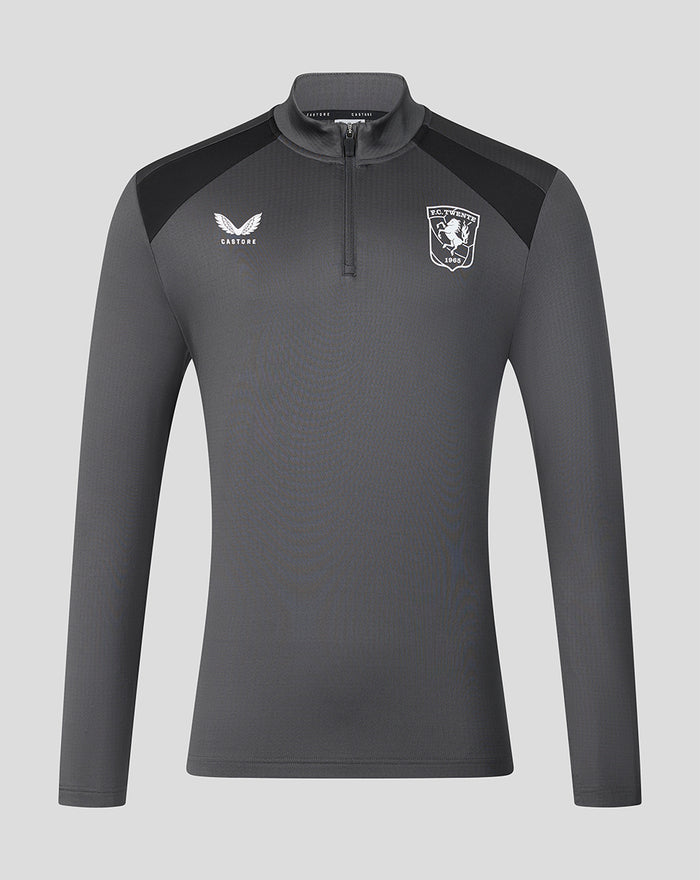 FC Twente Training 26/27 Coaches Midlayer Top - Mannen - Gunmetal