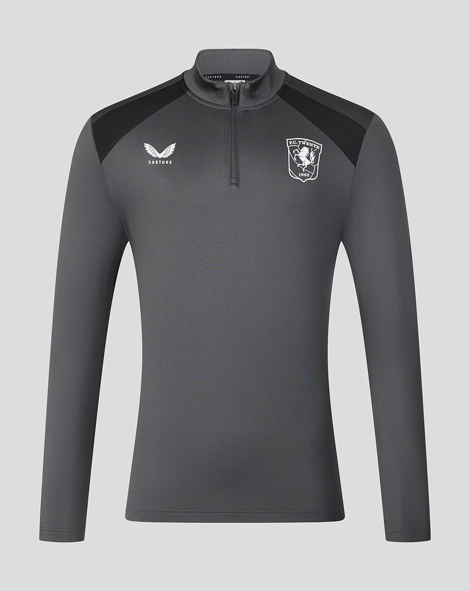 FC Twente Training 26/27 Coaches Midlayer Top - Mannen - Gunmetal