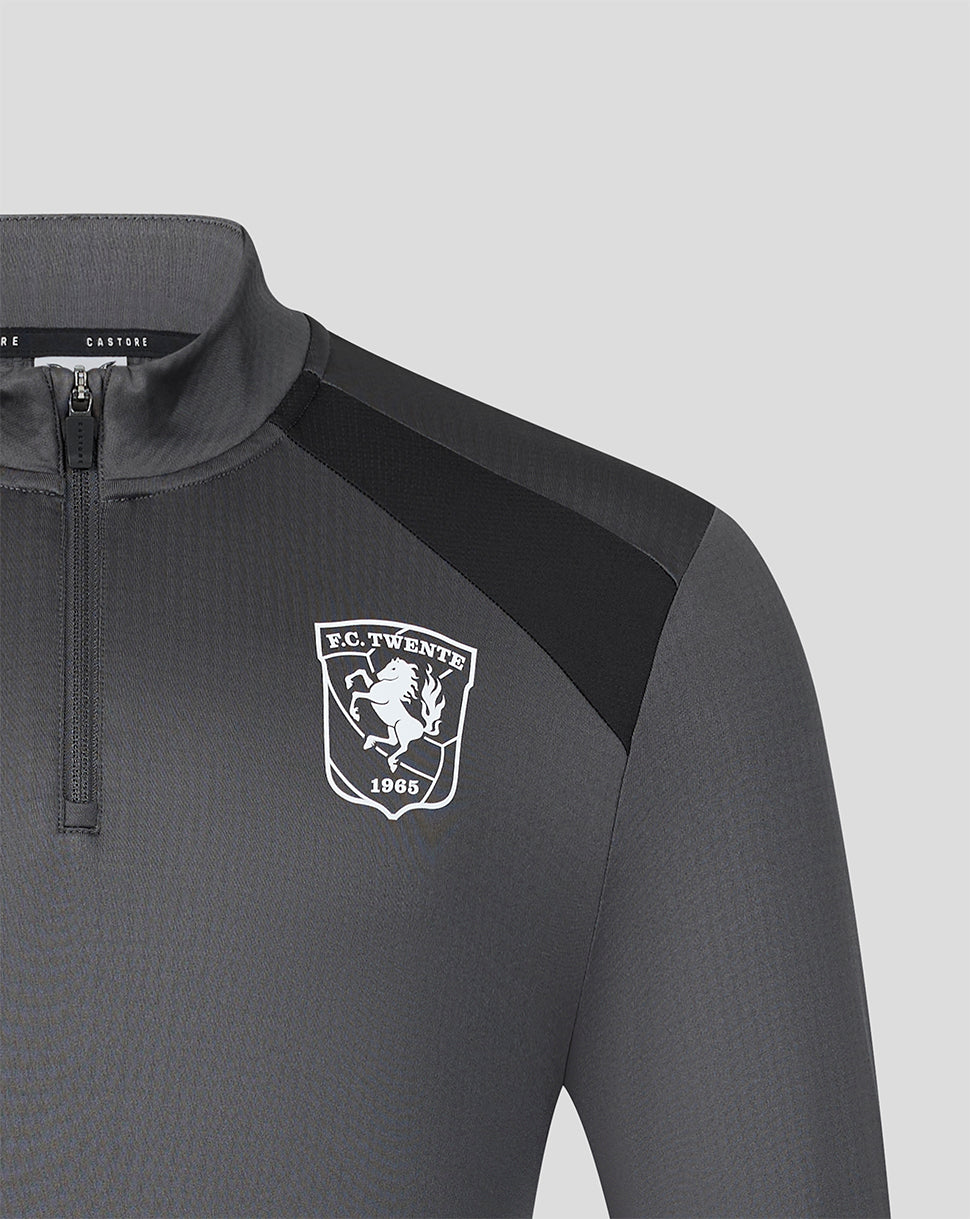 FC Twente Training 26/27 Coaches Midlayer Top - Mannen - Gunmetal