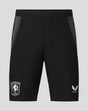 Black gunmetal FC Twente training shorts with side pockets, crest on the left leg and Castore logo on the right leg