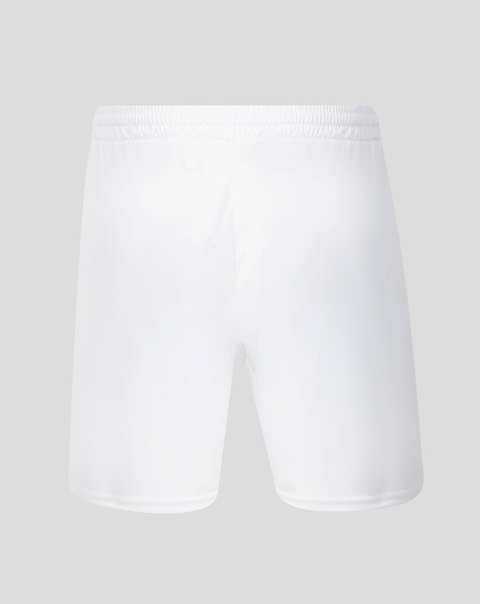 Achterzijde van witte FC Twente Derde Short 26/27 voor mannen met elastische tailleband