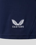 White Castore wing logo embroidered on navy FC Twente short.