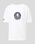 White FC Twente Vierde T-shirt junior with circular crest graphic on the chest