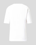 Back view of a plain white FC Twente Fourth T-shirt for men