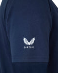 Navy FC Twente Vierde T-shirt sleeve with white Castore logo