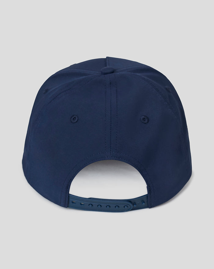 Back view of navy FC Twente cap with adjustable strap