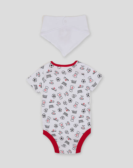 FC TWENTE BABY SET (VEST & SLABBETJE)