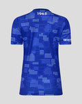 Back view of blue FC Twente 25/26 women's shirt with a dotted pixel pattern and 1965 at the neckline.