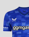 Collar area of FC Twente 25/26 women's shirt showing AerTek fabric and Castore branding inside neck