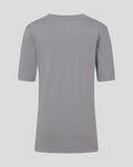 Back view of light grey junior FC Twente T shirt with short sleeves.
