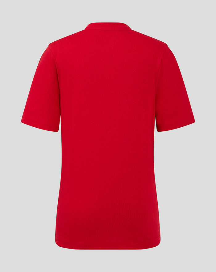Back view of red FC Twente Classic Junior T-shirt.