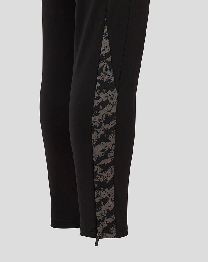 Zwarte FC Twente performance broek voor heren met camouflage zijpaneel