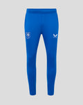 Marineblauwe FC Twente performance broek voor heren met clubwapen links en Castore logo rechts