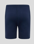 Back view of navy FC Twente Travel Knit Short with smooth rear and elastic waistband.