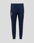 Navy FC Twente Travel Knit pants for men with a drawstring waist and the club crest on the left leg