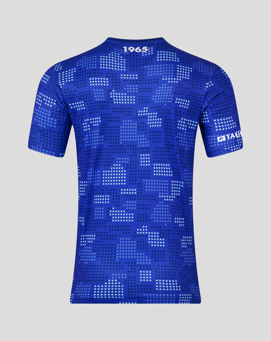 Achterkant van FC Twente Uitshirt 25/26 met stippenpatroon en 1965 op de kraag
