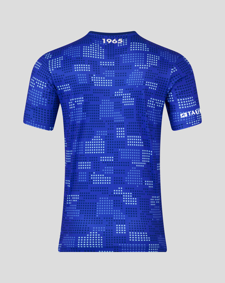 Achterkant van FC Twente Uitshirt 25/26 met stippenpatroon en 1965 op de kraag