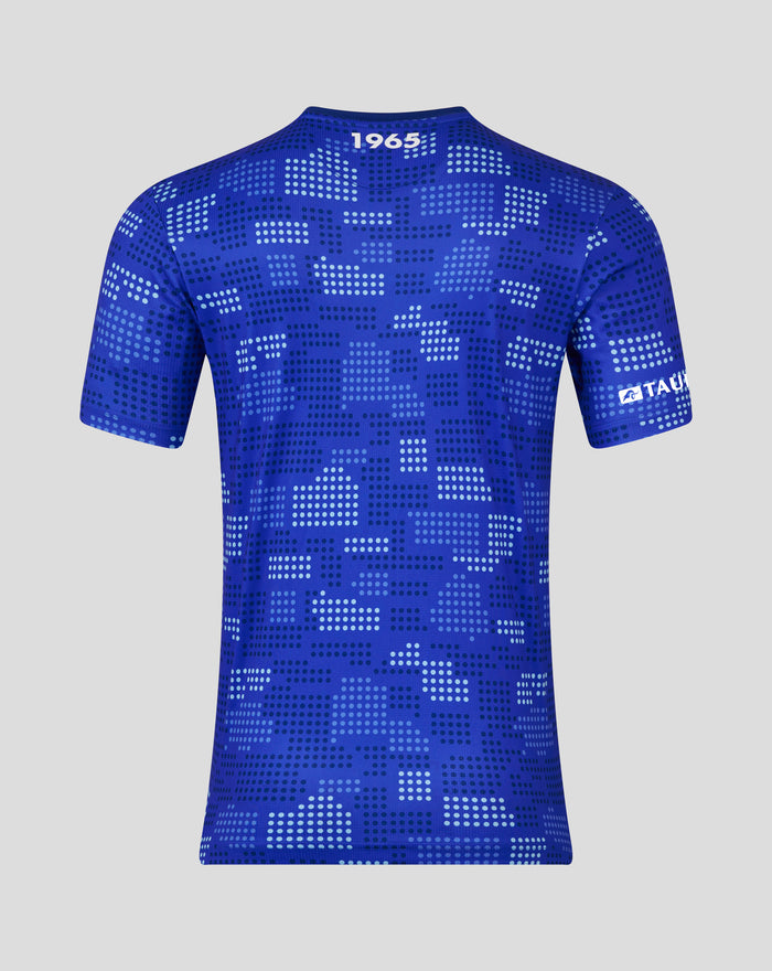 Achterkant van FC Twente Uitshirt 25/26 met stippenpatroon en 1965 op de kraag