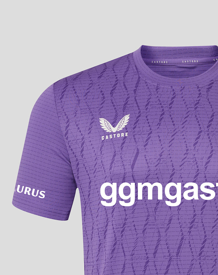 Purple FC Twente keeper shirt for men season 25/26 with a bold white sponsor across the front and Castore logo on the chest.