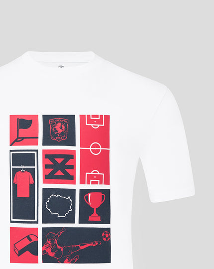 FC TWENTE COLLAGE T-SHIRT 25/26 - VOLWASSENEN
