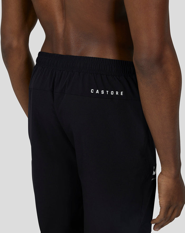 Back view of black Hybrid Jogger with CASTORE branding across the back.